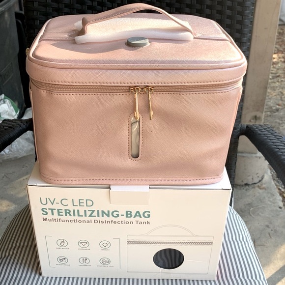 JJ Care UV-C LED Sterilizing Bag, Pink - Picture 1 of 5